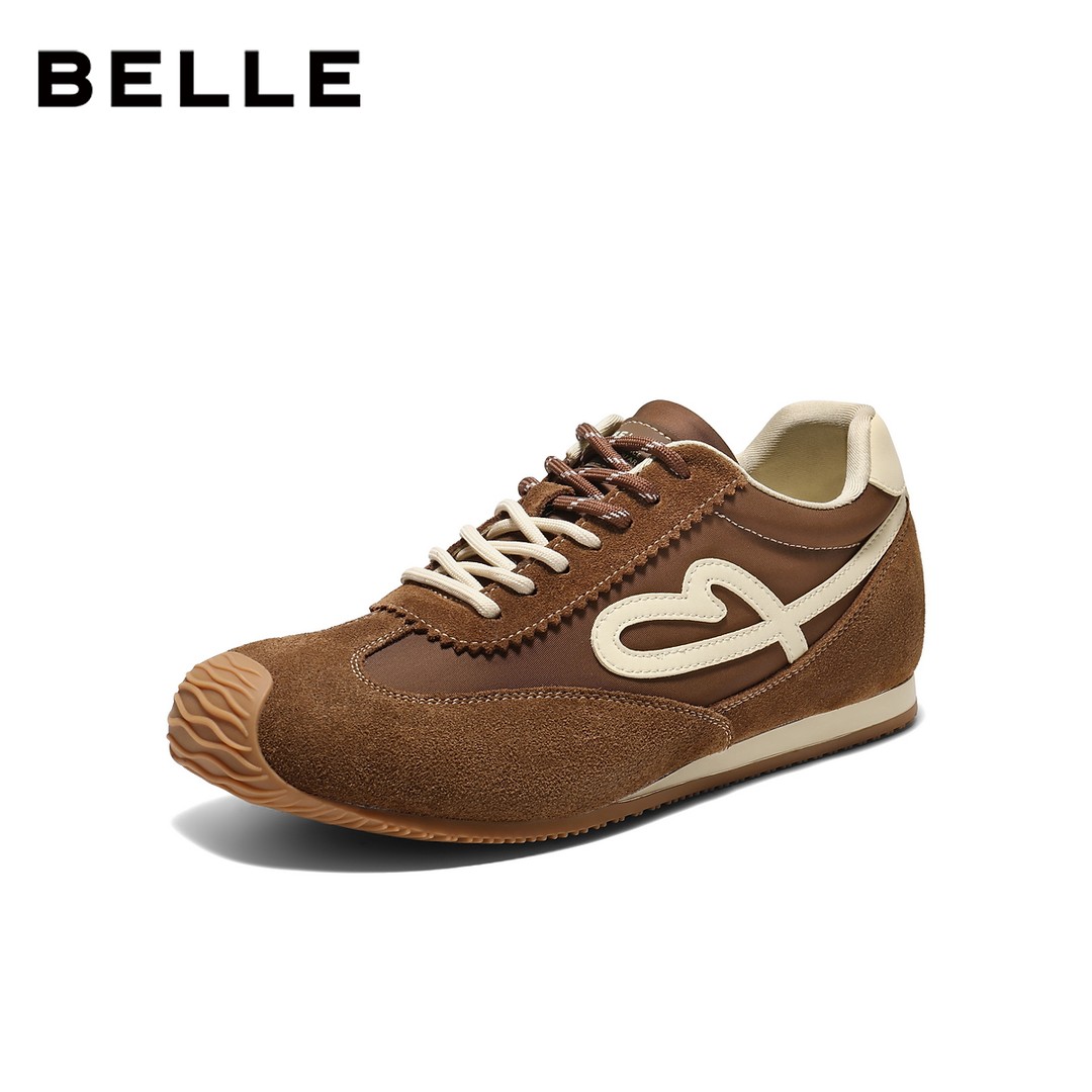 【衣璇儿】百丽流心糖复古休闲运动鞋男百搭慢跑阿甘德训鞋A2249CM5主图