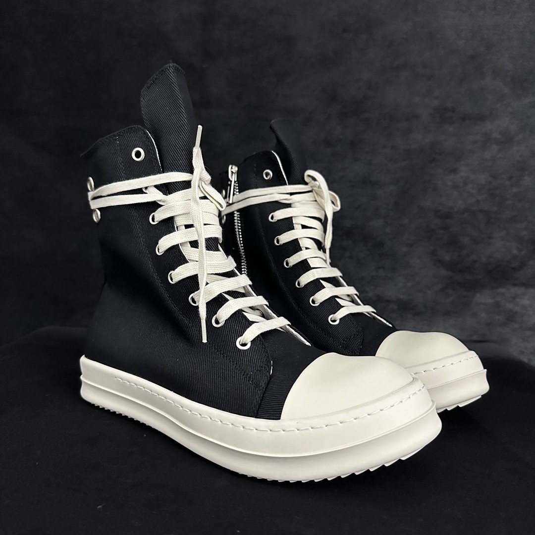 ro鞋子高帮休闲帆布鞋男夏季孔眼透气百搭休闲高帮休闲鞋情侣潮鞋主图