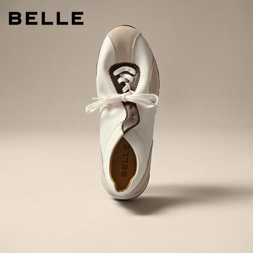 【衣璇儿】百丽潮搭休闲运动鞋男26新款春商场款德训阿甘鞋8ZG01AM6主图