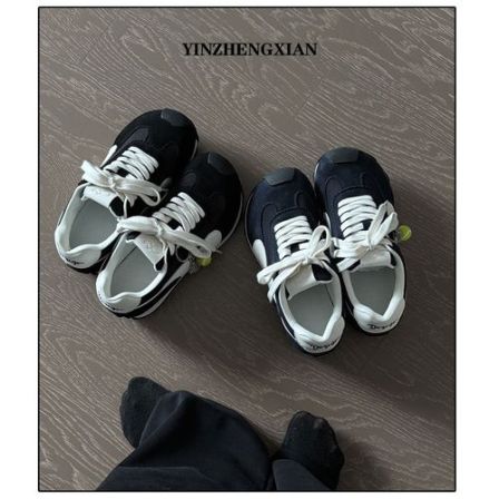 尹政贤复古厚底增高透气运动鞋休闲阿甘鞋2026年春夏新款时尚百搭