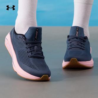 安德玛UA网面透气跑步鞋女鞋新款户外缓震训练鞋运动鞋子 3028003