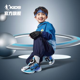 2026乔丹儿童运动鞋鞋子夏季休闲鞋男童轻便旋钮扣童鞋小童跑步鞋主图