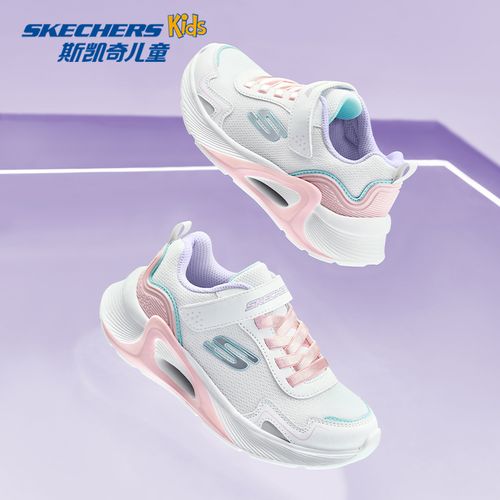 斯凯奇儿童鞋子夏季透气女童休闲鞋中大童减震舒适运动鞋303894L主图