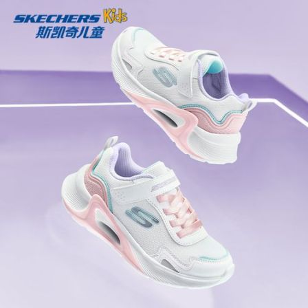 斯凯奇儿童鞋子夏季透气女童休闲鞋中大童减震舒适运动鞋303894L