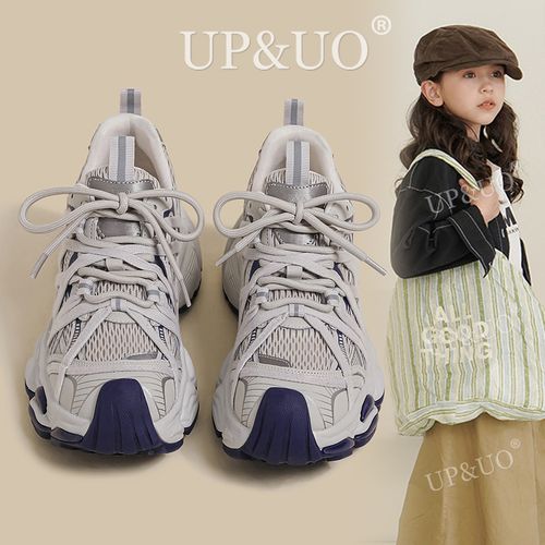 女童运动鞋2026新款春款老爹鞋大童小女孩6-12岁潮款春鞋儿童鞋子主图