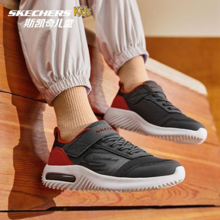 Skechers斯凯奇儿童运动鞋夏季魔术贴休闲鞋中大童轻质气垫跑步鞋