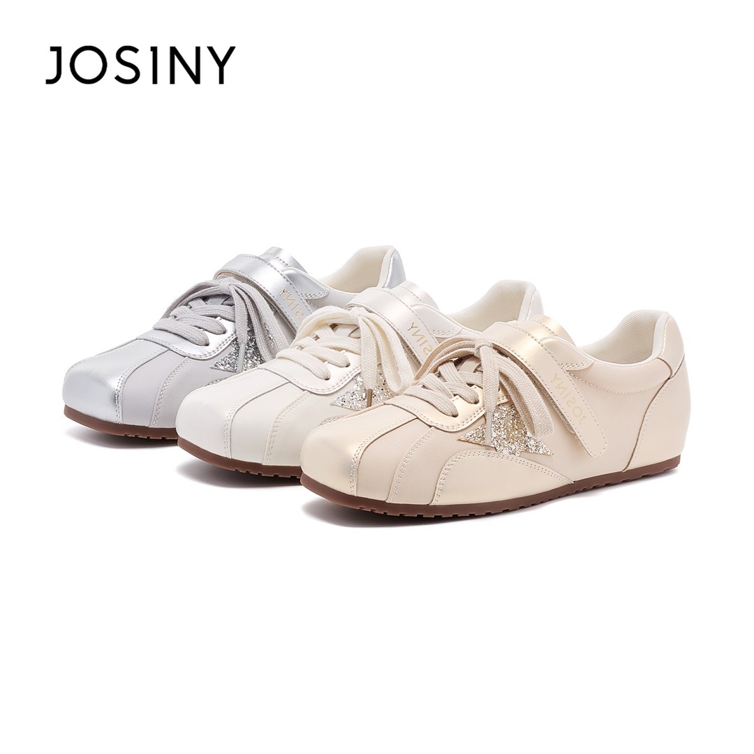 德训鞋子2026春季新款时尚复古百搭休闲平底低帮阿甘鞋女鞋主图