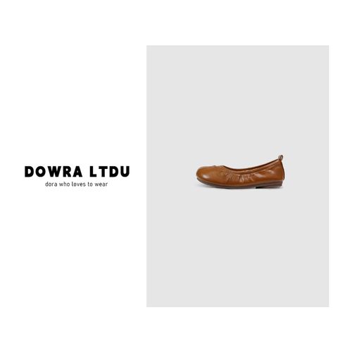 朵拉2026年春季新款圆头纯色时尚百搭休闲鞋女潮31-618主图