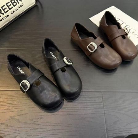 大金大码女鞋40 - 43新款复古英伦风玛丽珍单鞋女鞋