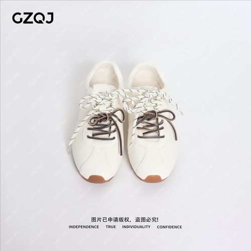 老琴私服 春季新款韩系平底百搭女款复古休闲德训鞋 29023主图