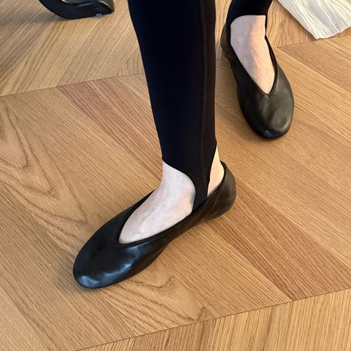 widelia2026春夏新款韩版芭蕾风温柔气质甜美学院风浅口单鞋69103主图