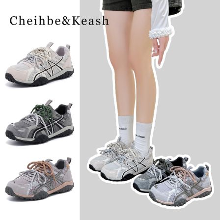 2026网面拼色德训鞋户外跑步透气休闲鞋CK601616