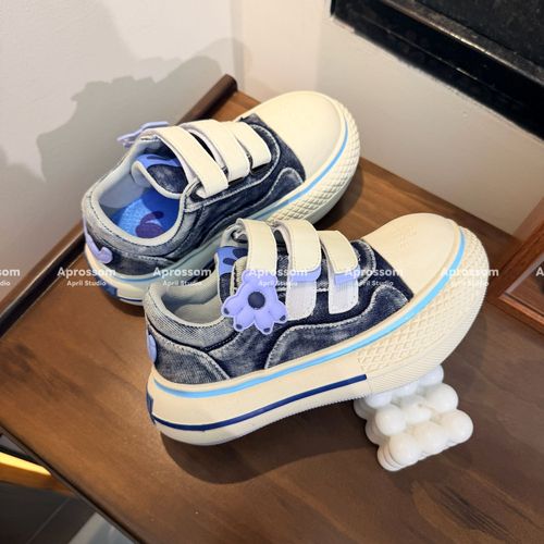 Apr.卡通大头鞋厚底增高牛仔帆布鞋百搭休闲联名款休闲鞋AL260319主图