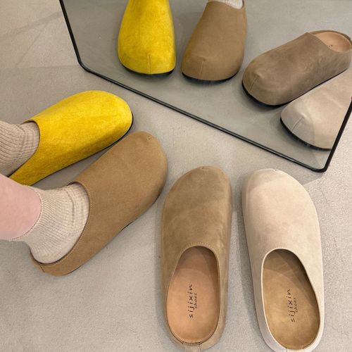 【交个朋友专属】贾不假包头拖2026百搭勃肯半拖鞋外穿懒人鞋一脚蹬主图