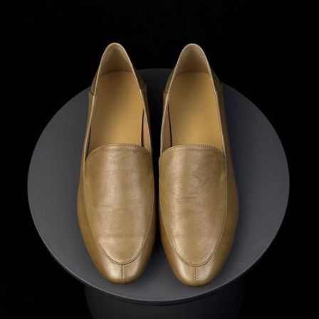 头层牛皮女鞋2026简约尖头手工鞋女真皮平底懒人鞋百搭真皮单鞋女