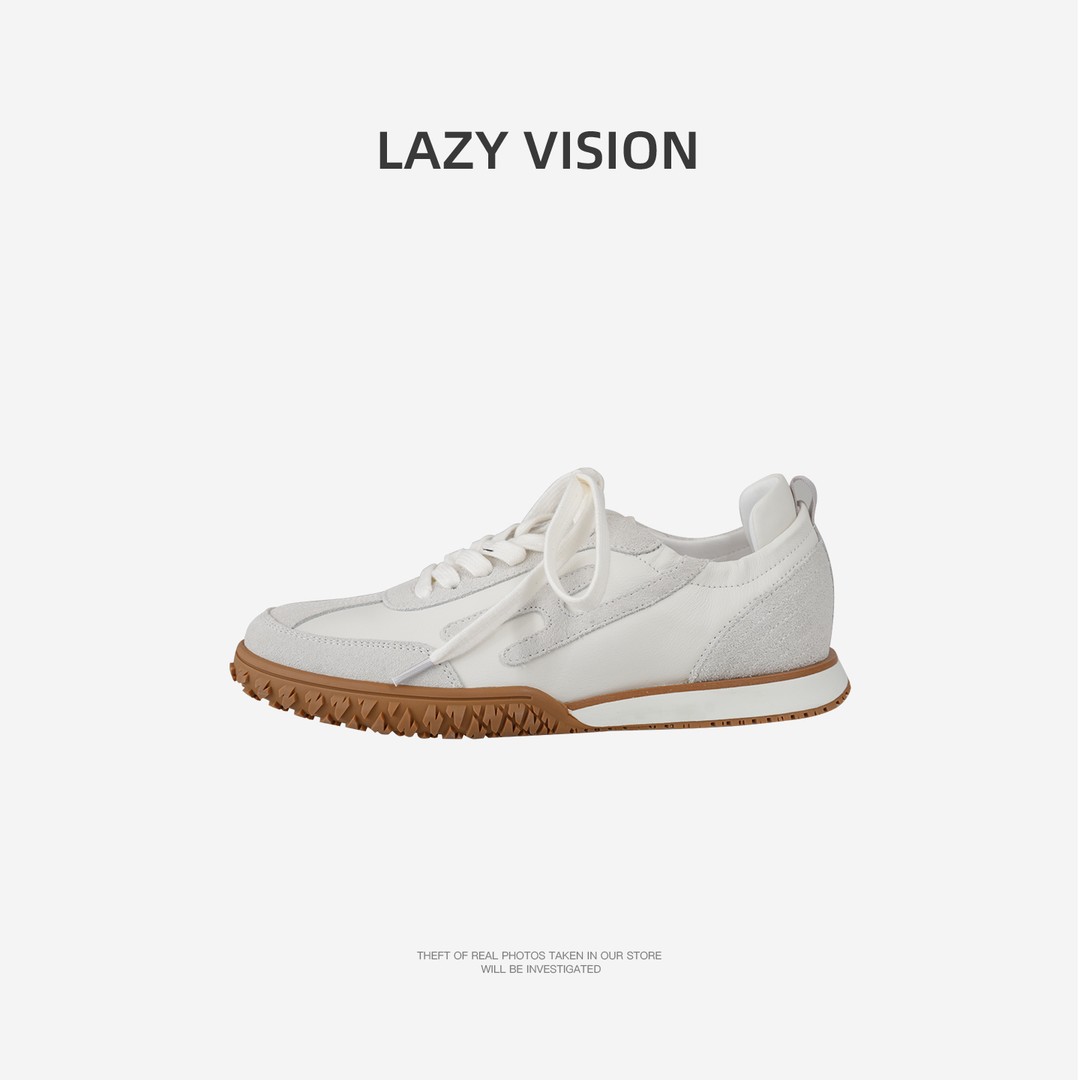 LAZYVISION进口胎牛百搭日常女士休闲鞋子ZMD-36153主图