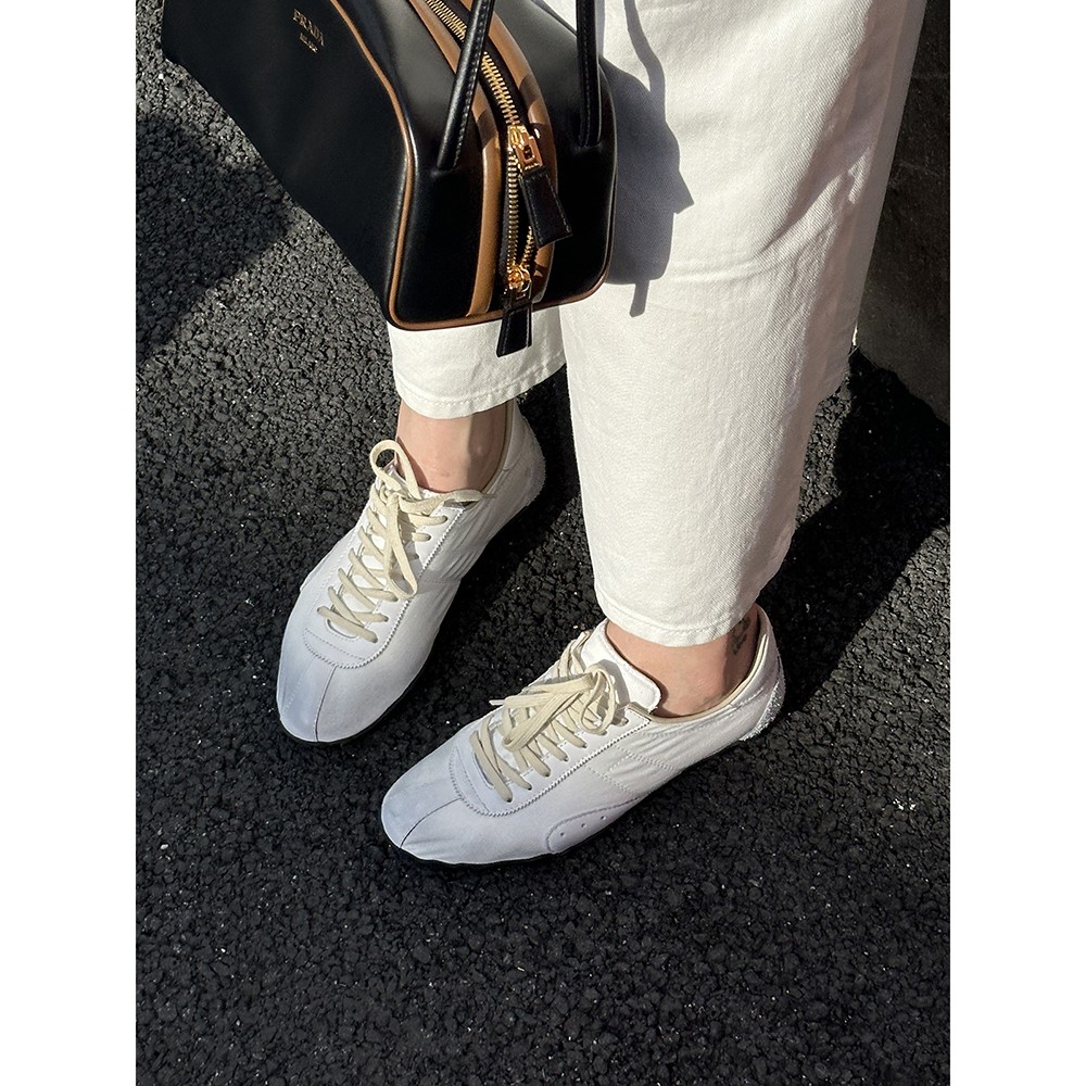 SHIIEELL 夏季新款出行舒适系带时尚百搭经典平跟低帮鞋W3222主图