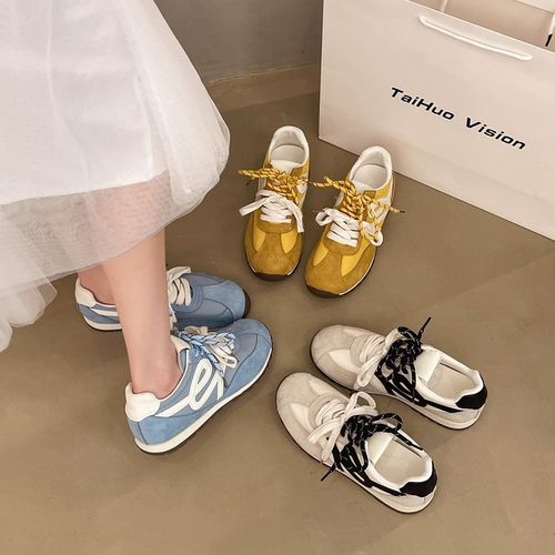 时尚百搭德训鞋轻便运动休闲鞋 6808 跟高3.5CM主图