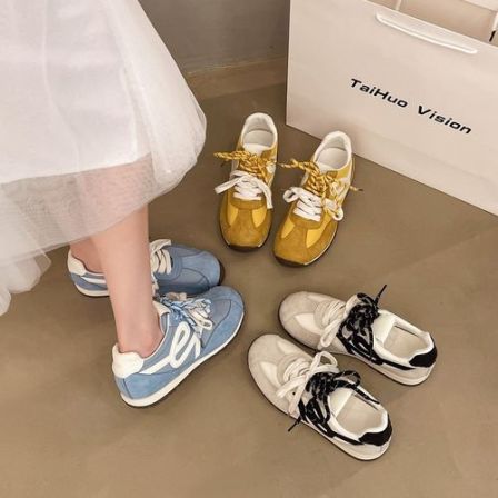 时尚百搭德训鞋轻便运动休闲鞋 6808 跟高3.5CM