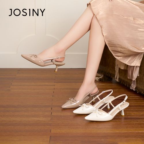 卓诗尼尖头2026六厘米高跟鞋搭扣细跟高跟鞋软底包头夏季时尚主图