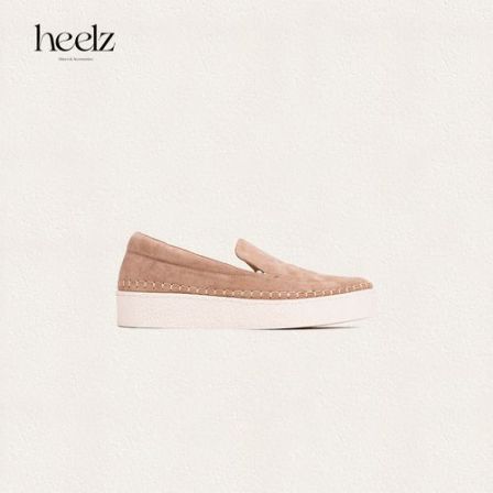 【法兰克乐福】heelz设计师鞋履 ｜羊翻毛皮编织厚底休闲乐福鞋4公分