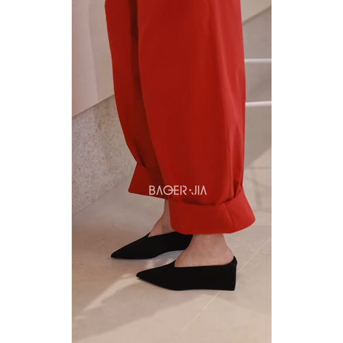 62-宝儿家含幂BM38626103新款法式风尖头包头穆勒女半拖高跟单鞋主图