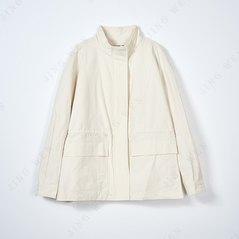 JW/静稳2026新品时尚休闲设计师女款潮流减龄外套6660253主图