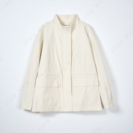 JW/静稳2026新品时尚休闲设计师女款潮流减龄外套6660253