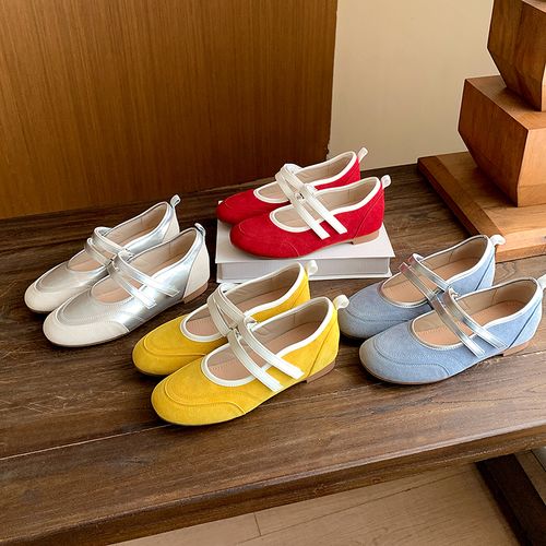 小个子内增高单鞋女2026年夏季新款百搭时尚小众魔术贴玛丽珍女鞋主图