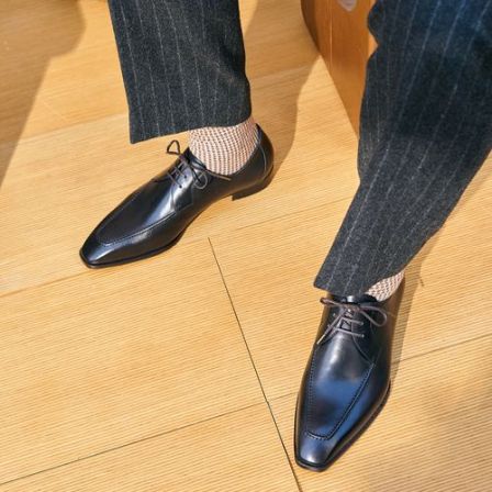 四色语录【云溯】2026新款德比鞋经典百搭休闲真皮通勤商务方头透气