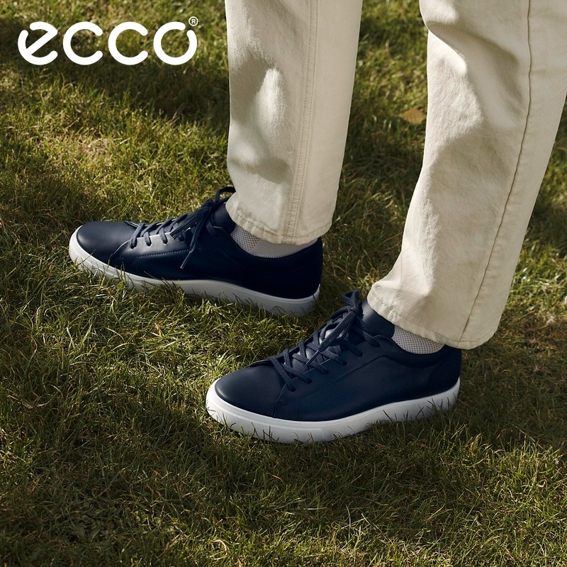 ECCO爱步休闲鞋男 26年新款轻商务简约舒适板鞋 柔酷10号560114主图