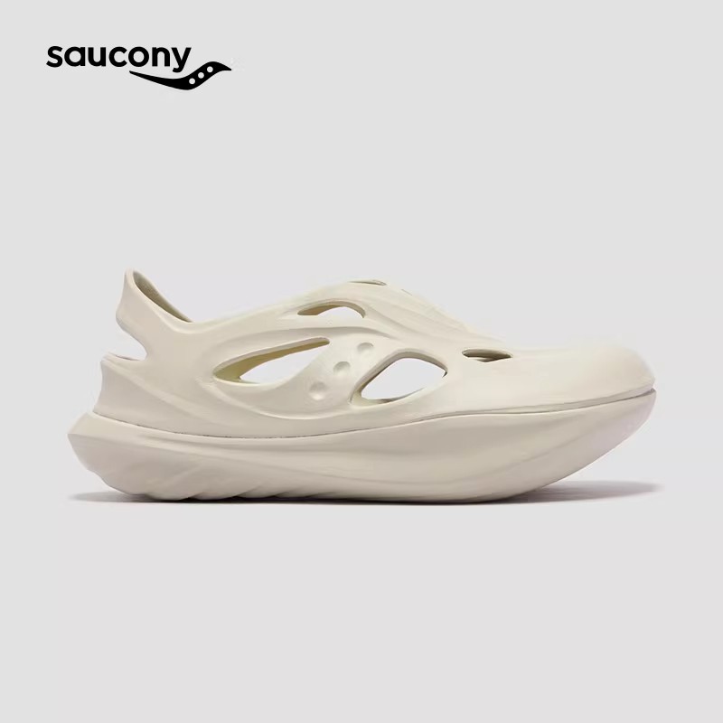 Saucony索康尼CRADLE YAT情侣款低帮一脚蹬大头潮流洞洞鞋凉拖鞋主图