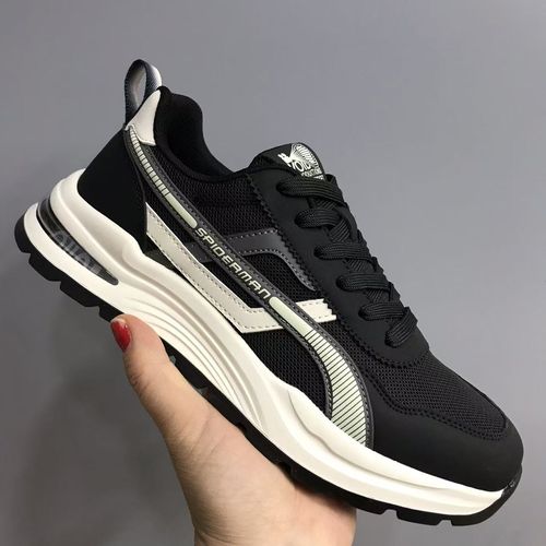 高品质放心购休闲鞋软底轻便网面潮鞋透气百搭男士运动跑步鞋新款主图