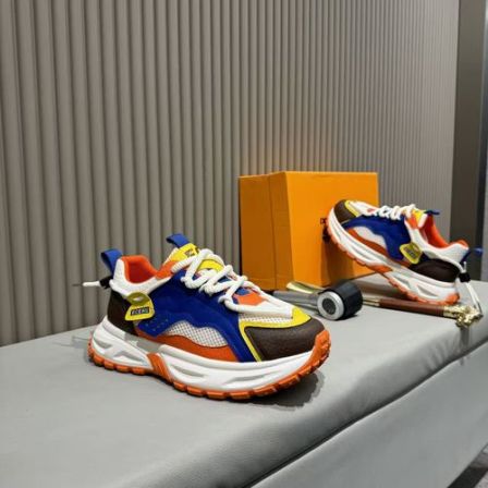 时尚百搭男鞋新款厚底增高老爹鞋潮流运动透气轻便休闲