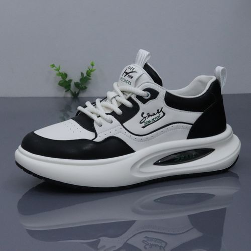 2026春季新款低帮牛皮时尚个性透气防滑软底真皮休闲厚底男鞋潮鞋主图