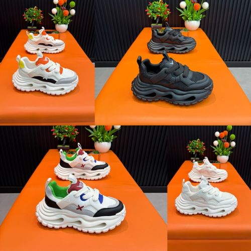 春季新款男士透气厚底时尚百搭休闲潮流运动鞋主图