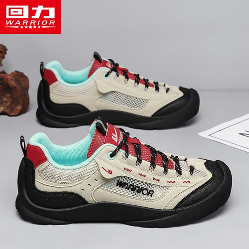 回力男鞋2026新款夏季透气不累脚开车长途户外轻便休闲徒步网面鞋主图