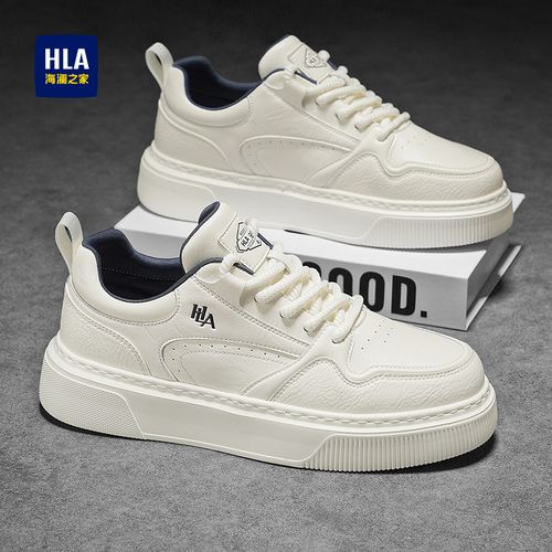 HLA/海澜之家男鞋2026春夏季增高时尚百搭潮流休闲小白鞋休闲板鞋主图