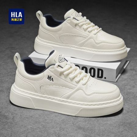 HLA/海澜之家男鞋2026春夏季增高时尚百搭潮流休闲小白鞋休闲板鞋