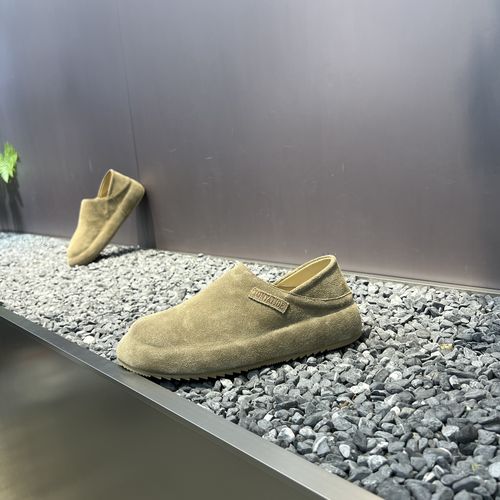 2026春夏新款男士翻毛皮包底增高一脚蹬软面青春时尚百搭舒适潮鞋主图