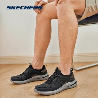 斯凯奇男士秋季轻便休闲鞋柔软舒适透气一脚蹬夏季户外轻质网面主图