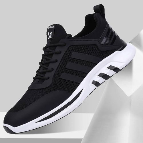 男士春季2026爆款透气轻便网面鞋时尚百搭舒适软底跑步运动鞋子男主图