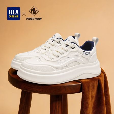 HLA/海澜之家男鞋2026新款春夏时尚软底鞋百搭轻便透气休闲板鞋子