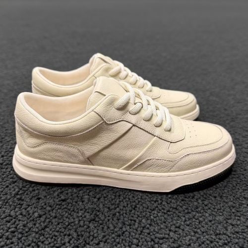 2026新款头层牛皮男士运动休闲板鞋四季潮流百搭低帮男鞋男款主图