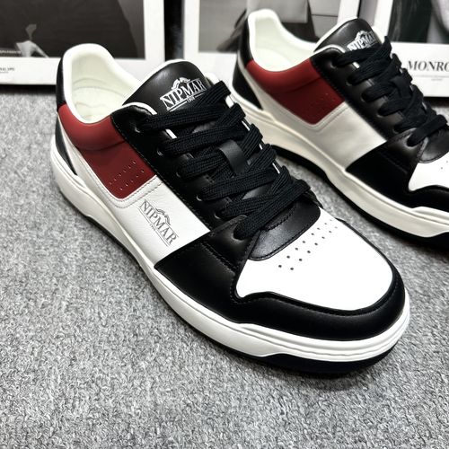 【列马鞋子】新款休闲男士板鞋时尚百搭高奢安脚软底软面舒适A102主图