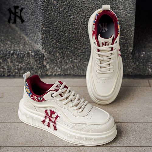 FN2026新款男鞋百搭厚底休闲运动鞋男时尚小白鞋增高3cm低帮板鞋主图