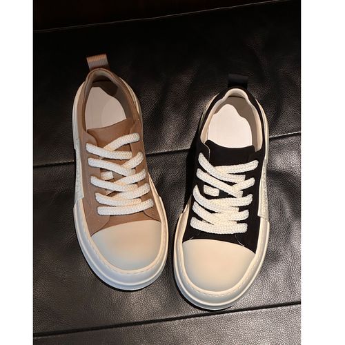 男士休闲板鞋2026春季新款舒适透气简约百搭厚底增高韩版运动鞋子主图