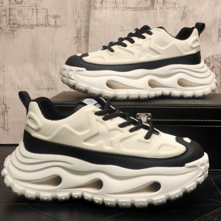 新款男士透气时尚百搭老爹鞋韩版潮流发型师青年时尚运动休闲潮鞋