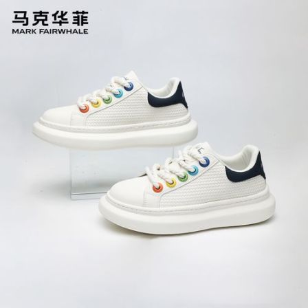 马克华菲男鞋透气不闷脚2026新款百搭通勤白色板鞋男爆款鞋子男款