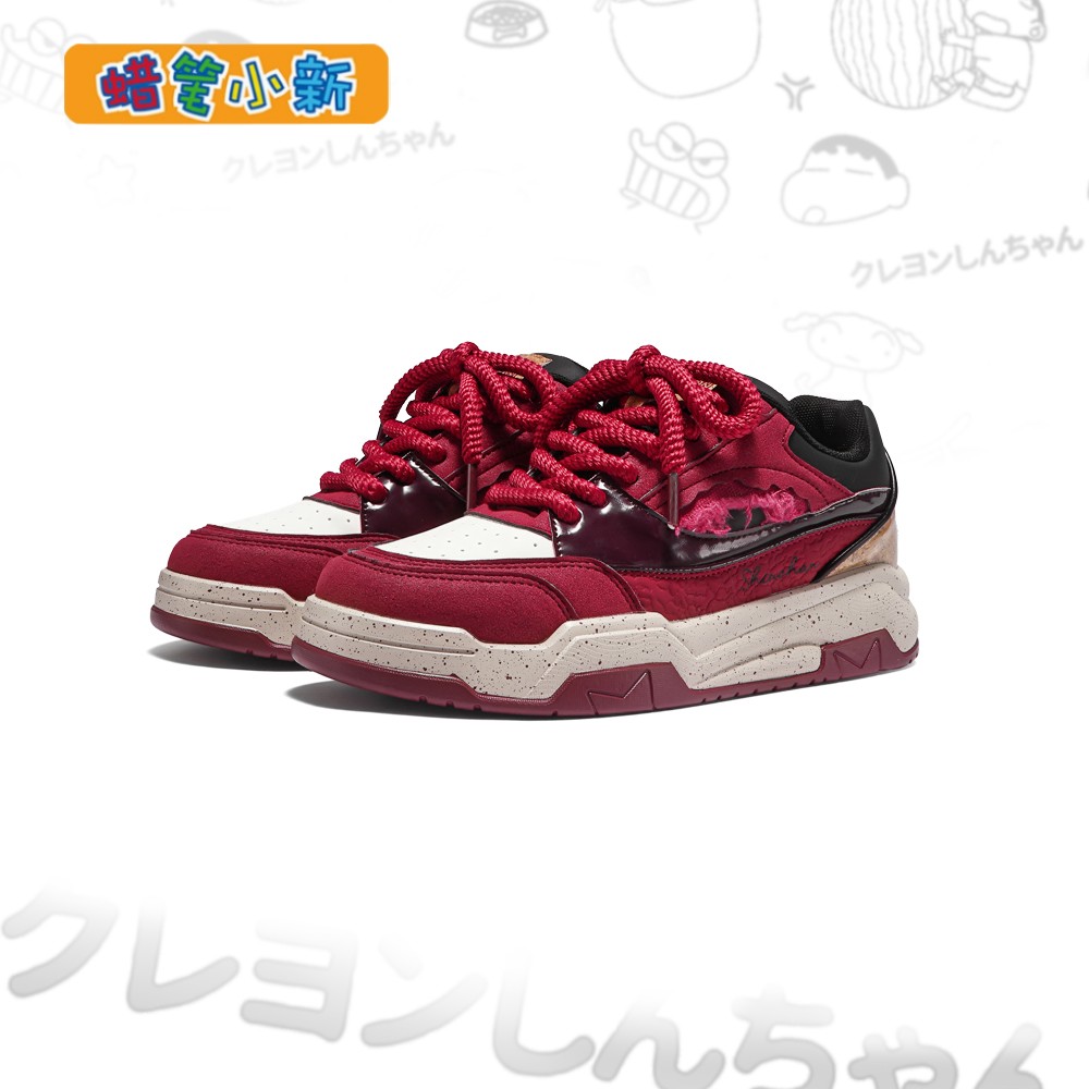 蜡笔小新鞋子男款2025新款冬季干净感痞帅男鞋情侣百搭休闲板鞋主图